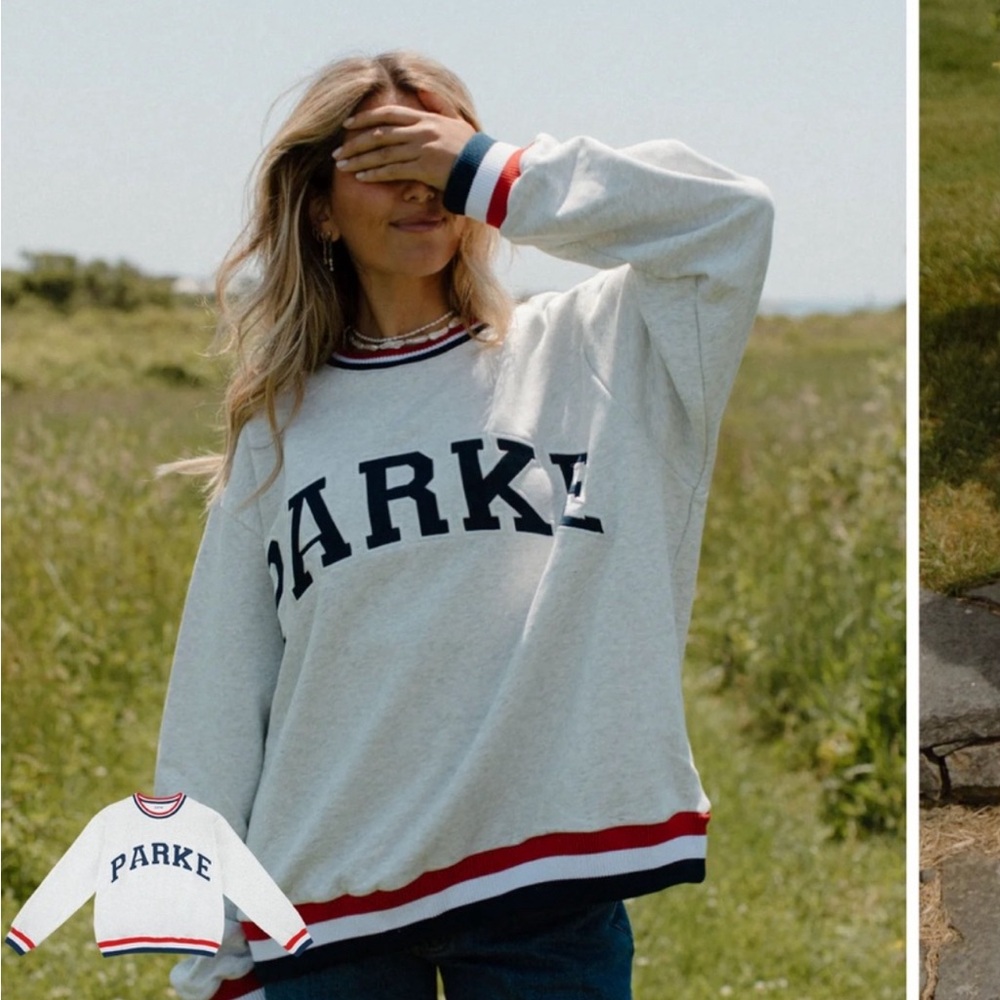 Parke Vintage Varsity Crewneck Sweatshirt